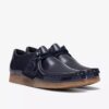 Boys Wallabee Big Kid Navy Patent Wallabees