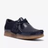 Boys Wallabee Big Kid Navy Patent Wallabees