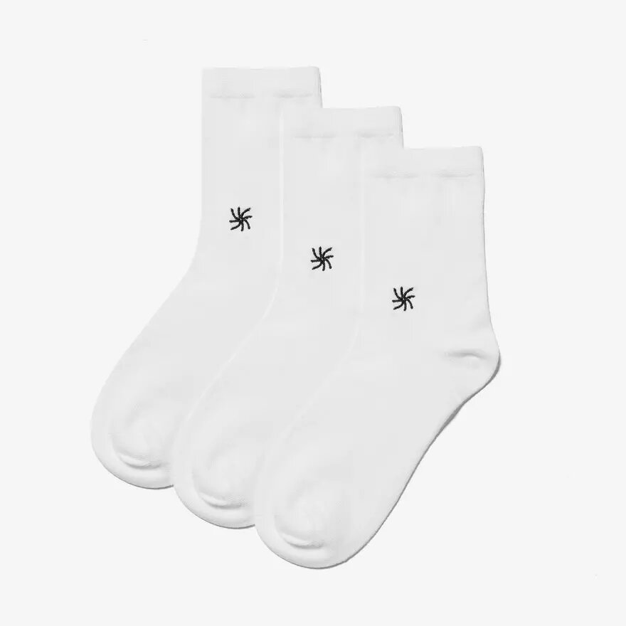 Cloud Steppers 3 Pack Crew. White Socks Cloud Steppers 3 Pack Crew. White Socks