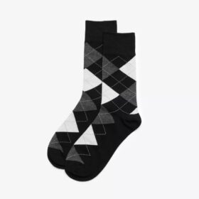 Interest Crew Dark Grey Socks