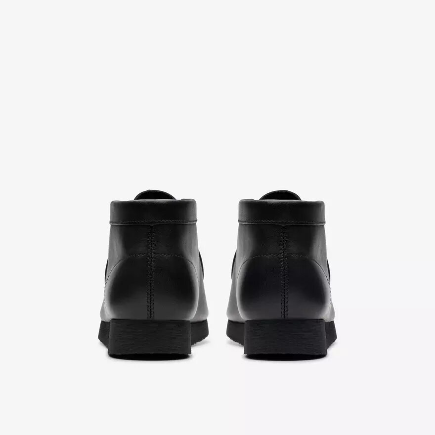 Kids Wallabee Boot Older Black Leather Wallabee Kids Wallabee Boot Older Black Leather Wallabee
