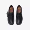 Kids Wallabee™ Older Black Leather Shoes