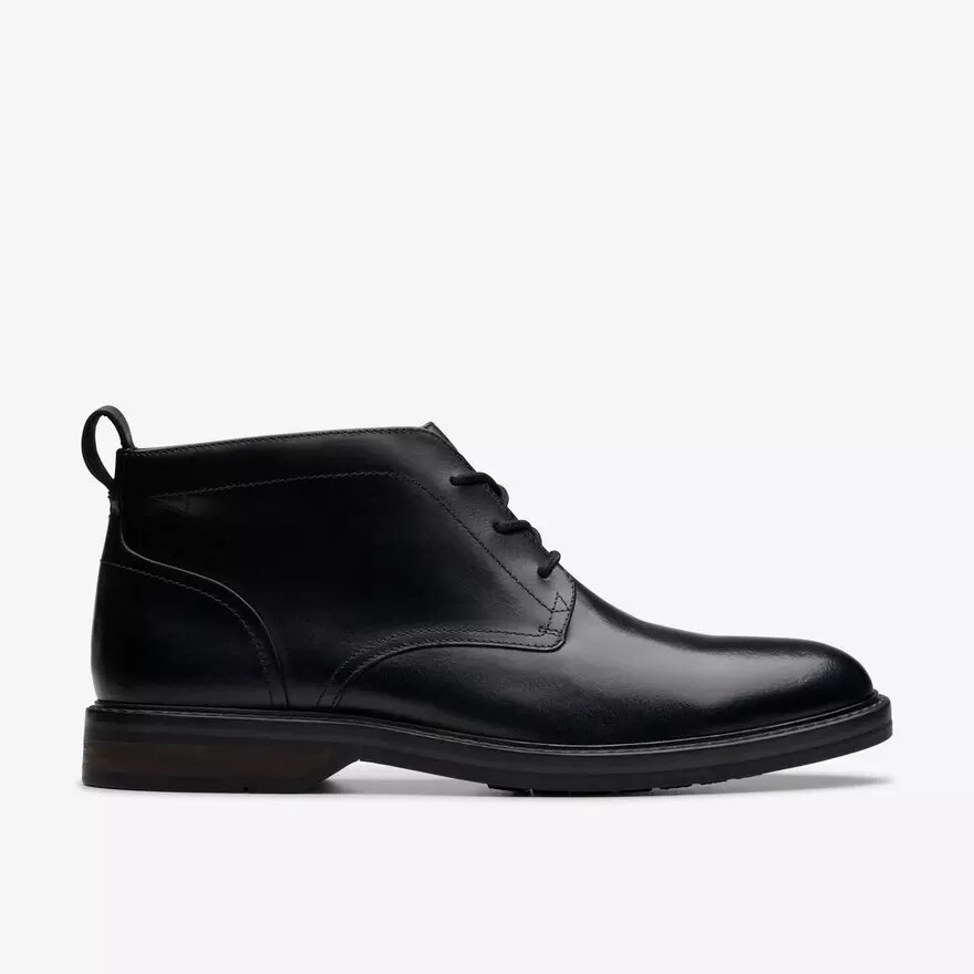Men’s Aldwin Chukka Black Leather Boots Us Men’s Aldwin Chukka Black Leather Boots Us