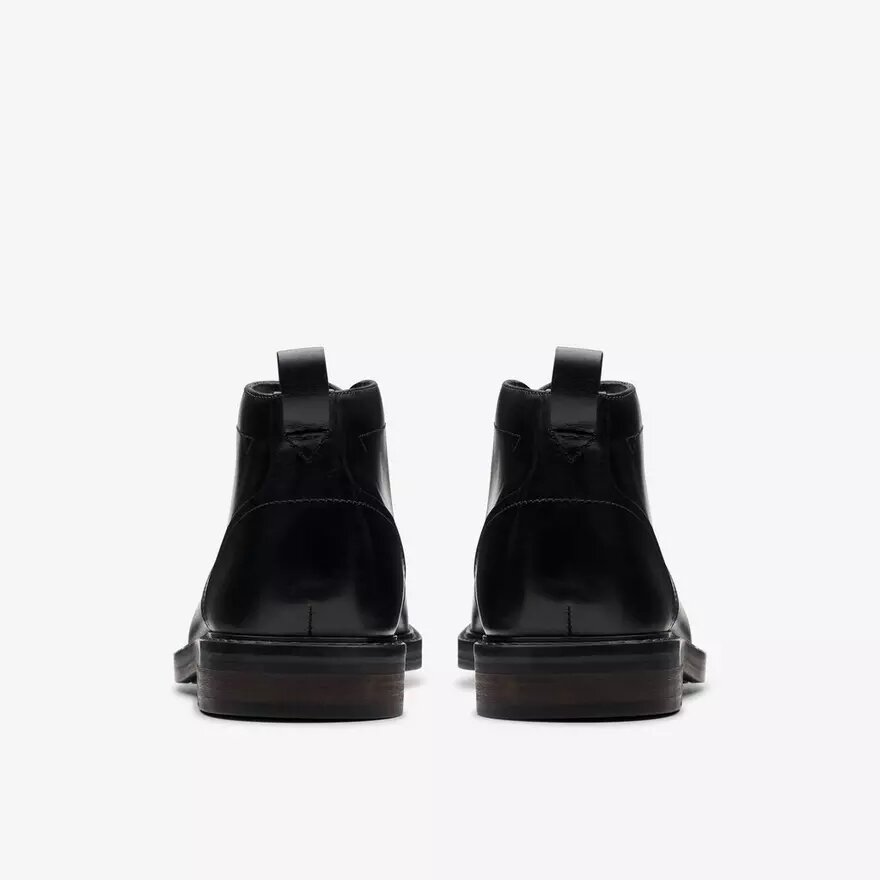 Men’s Aldwin Chukka Black Leather Boots Us Men’s Aldwin Chukka Black Leather Boots Us