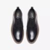 Men’s Aldwin Lace Black Leather Oxfords
