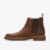Men’s Clarkdale Easy Beeswax Leather Chelsea Boots