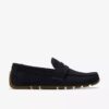 Men’s Corsley Bar Navy Suede Loafers