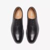 Men’s Eldredge Cap Black Leather Oxford Shoes| Clarks