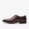Men’s Eldredge Plain Dark Brown Leather Oxford Shoes| Clarks