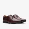 Men’s Eldredge Plain Dark Brown Leather Oxford Shoes| Clarks