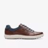 Men’s Mapstone Lace Mahogany Leather Sneakers