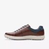 Men’s Mapstone Lace Mahogany Leather Sneakers