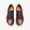 Men’s Mapstone Lace Mahogany Leather Sneakers