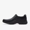 Men’s Walpath Step Black Leather Loafers