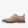 Mens Aldwin Lace Grey Suede Oxfords