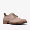 Mens Aldwin Lace Grey Suede Oxfords