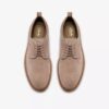 Mens Aldwin Lace Grey Suede Oxfords