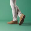 Mens Aldwin Lace Tan Suede Oxfords
