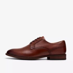 Mens Bowburn Lace Tan Leather Brogues