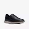 Mens Brantin Loafer Black Leather Loafers