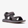 Mens Breeze Trail Grey Sandals| Clarks