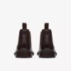 Mens Burchill up Dark Brown Leather Chelsea Boots