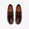 Mens Charmouth Lace Brown Leather Boat Shoes