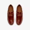 Mens Charmouth Lace Tan Leather Boat Shoes