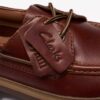 Mens Cleyhill Boat Brown Leather Boat Shoe