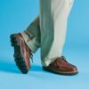 Mens Cleyhill Boat Brown Leather Boat Shoe