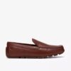 Mens Corsley Plain Tan Leather Loafers