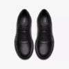 Mens Craftwell Lace Black Leather Sneaker| Clarks