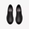 Mens Craftwell Step Black Tumbled Slip-On Shoes