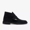Mens Desert Boot Black Suede Desert Boots Us