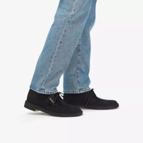 Mens Desert Boot Black Suede Desert Boots Us