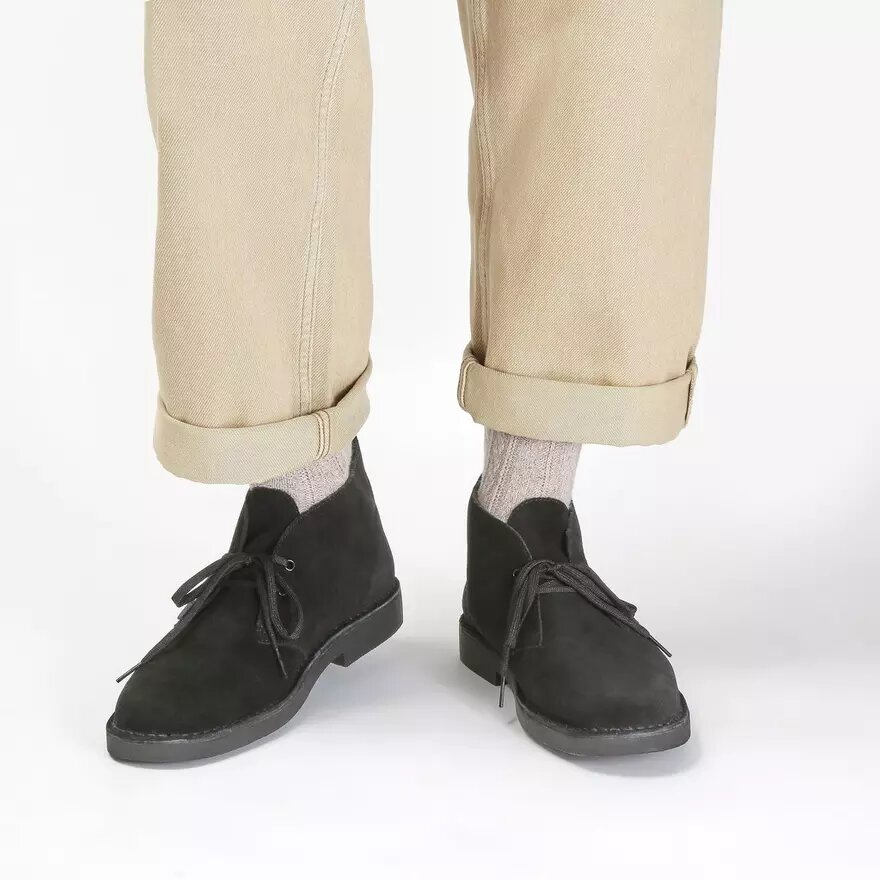 Mens Desert Boot Evo Black Suede Chukka Mens Desert Boot Evo Black Suede Chukka