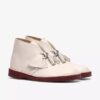 Mens Desert Boot White Leather Desert Boot