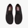 Mens Desert Trek Black Suede Shoes Us