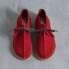 Mens Desert Trek Red Suede Desert Trek