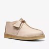 Mens Desert Trek White Combination Leather Desert Trek