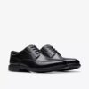 Mens Dresslite Ace Black Leather Oxford| Clarks
