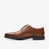 Mens Dresslite Cap Tan Leather Oxford