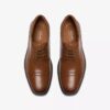 Mens Dresslite Cap Tan Leather Oxford