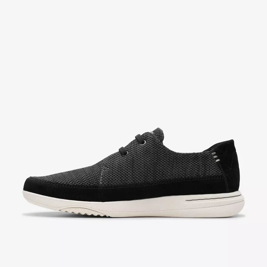 Mens Easeway Lace Black Combination Sneakers Mens Easeway Lace Black Combination Sneakers