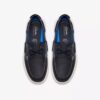 Mens Flexway 2Eye Navy Nubuck Boat Shoes