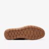 Mens Flexway Step Light Brown Leather Loafer Slip on Shoes