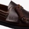 Mens Godney Boat Brown Leather Boat Shoes