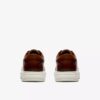 Mens Goswell Tie Tan Leather Sneakers