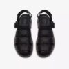 Mens Guideview Cove Black Leather Sandal