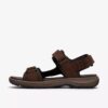 Mens Guideview Trek Beeswax Leather Sandals